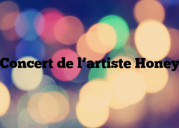 Concert de l’artiste Honey