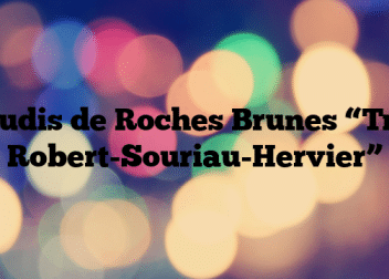 Jeudis de Roches Brunes “Trio Robert-Souriau-Hervier”
