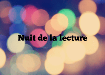 Nuit de la lecture
