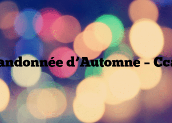 Randonnée d’Automne – Ccas